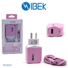 Cargador Rapido De Celular Usb Tipo C Y Micro 5.1a Ibek