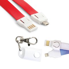 Lanyards cable USB 2en1 - Pinsource