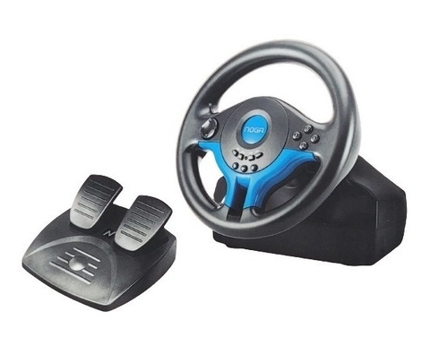 Volante + Pedalera Noga Wheel St-v06 180° Pad Pc Ps4 Xbox