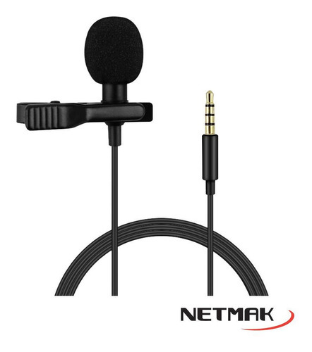 Microfono Corbatero Celular Pc Streaming Conferencias Netmak