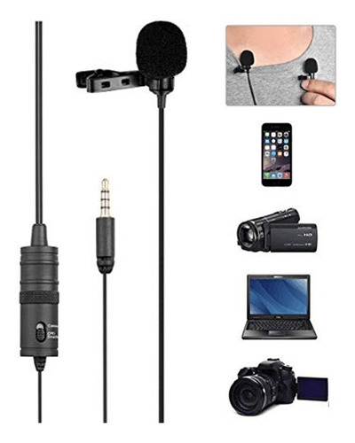 Microfono Corbatero Celular Pc Streaming Conferencias Netmak - comprar online