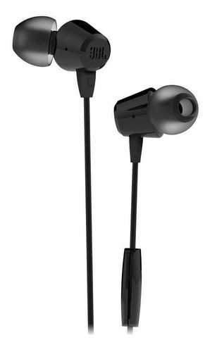 Auriculares Jbl C50hi In-ear Headphones Color Black