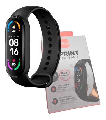 Reloj Smartband Alo Sprint Deportes Mensajes Cardio Pres Art