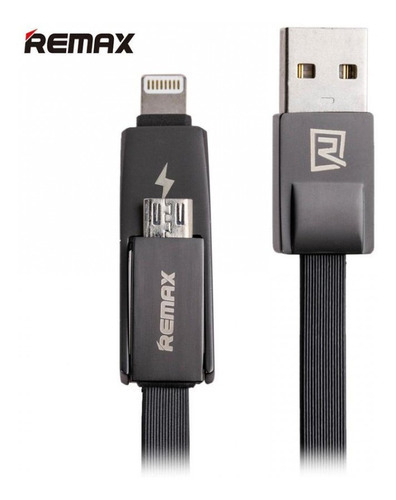 Cable Remax Compatible Lightning Micro Usb A Usb 2en1 en internet