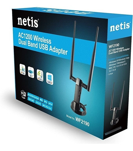 Adaptador Wi-fi Netis Ac1200 Wf2190 en internet