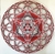 The Metatron Cube (Red and White Gradient)