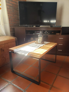 Mesa Ratona Hierro y Madera maciza de Paraiso - - comprar online