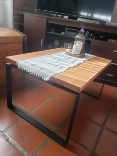 Mesa Ratona Hierro y Madera maciza de Paraiso - - tienda online