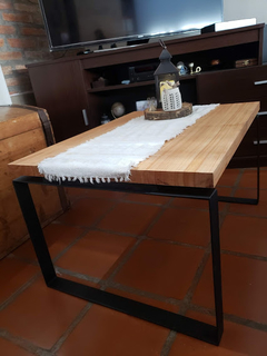 Mesa Ratona Hierro y Madera maciza de Paraiso - - tienda online