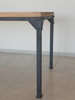 Mesa en Hierro y Madera - 1,60 x 0,80 - comprar online