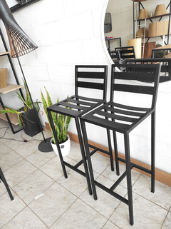 Banqueta Toronto - caño estructural y planchuela curva - - comprar online