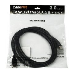 CABO EXTENSOR USB 2.0 PLUSCABLE 3M PC-USB3002 na internet