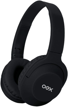 FONE DE OUVIDO HEADSET OEX FLOW HS207 PRETO na internet