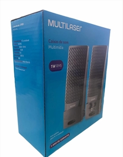 CAIXAS DE SOM MULTILASER 1W SP050 PRETA USB - comprar online