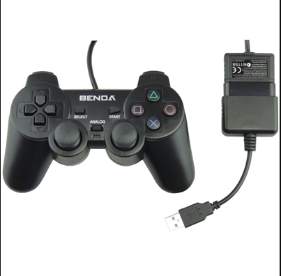 Controle PS1 para PC Vinik USB