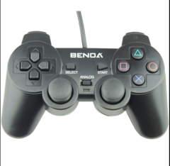 CONTROLE JOYSTICK PC E PS2 BENOA PRETO ANALOGICO