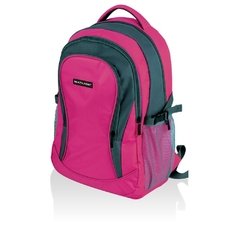 MOCHILA MULTILASER CINZA/ROSA BO368