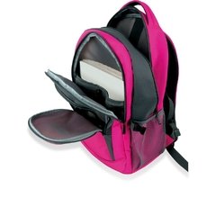 MOCHILA MULTILASER CINZA/ROSA BO368 - comprar online