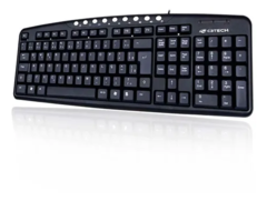 TECLADO MULTIMIDIA C3TECH KB-2237 PRETO USB - comprar online