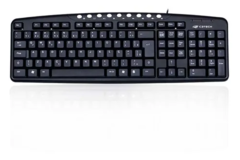 TECLADO MULTIMIDIA C3TECH KB-2237 PRETO USB