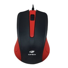 Mouse Óptico C3Tech MS-20RD - Vermelho - comprar online