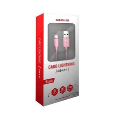 CABO LIGHTNING PARA IPHONE 5/6/7/8 C3TECH CB-L11BK ROSA