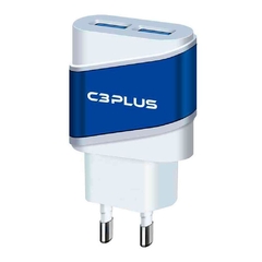 CARREGADOR 2 PORTAS USB UNIVERSAL C3TECH 2A UC-20