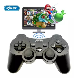 CONTROLE PARA PS3/ PC KNUP KP-GM006 PRETO USB - loja online