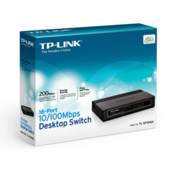 SWITCH TP-LINK 16 PORTAS 10/100MBPS TSLF1016D - loja online