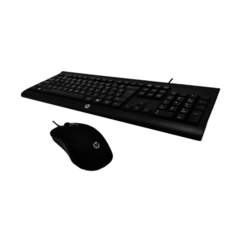 KIT TECLADO E MOUSE HP KM100 1QW64AA USB PRETO - comprar online