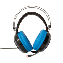 FONE/MIC HEADSET GAMER K-MEX ARS9 PRETO AZUL LED - Infomaxy Tecnologia