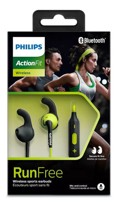 FONE DE OUVIDO ESPORTIVO BLUETOOTH PHILIPS SHQ6500