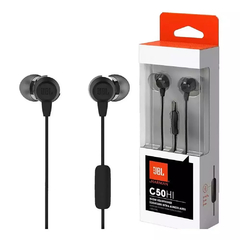 FONTE DE OUVIDO JBL C50HI PRETO - comprar online