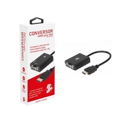 ADAPTADOR CONVERSOR HDMI X VGA C AUDIO CHIPSCE