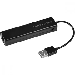 HUB USB MULTILASER 3 PORTAS USB 2.0 + 1 RJ45 AC304 na internet