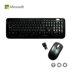 KIT TECLADO E MOUSE SEM FIO MICROSOFT WIRELESS 850 - comprar online