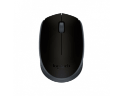 Mouse Óptico Sem Fio Logitech M170 - Preto/Cinza