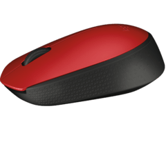 Mouse Óptico Sem Fio Logitech M170 - Vermelho - comprar online