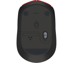 Mouse Óptico Sem Fio Logitech M170 - Vermelho - Infomaxy Tecnologia