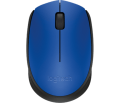 Mouse Óptico Sem Fio Logitech M170 - Azul