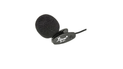 MINI MICROFONE DE LAPELA KNUP KP-911 PRETO