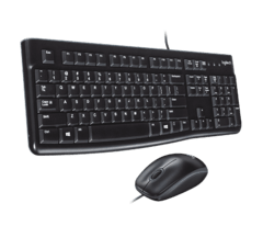 KIT Teclado e Mouse Logitech MK120 - comprar online