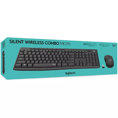 KIT TECLADO E MOUSE WIRELESS LOGITEC MK295 SILENT - comprar online