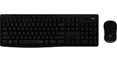 KIT TECLADO E MOUSE WIRELESS LOGITEC MK295 SILENT