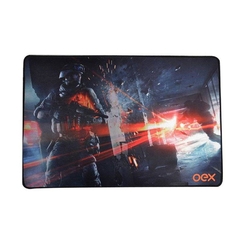 MOUSEPAD GAMER OEX BATTLE MP301 PRETO 500X330MM