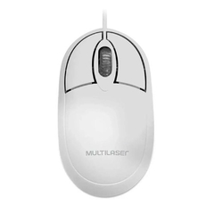 MOUSE OPTICO MULTILASER CLASSIC BOX MO302 BRANCO - comprar online