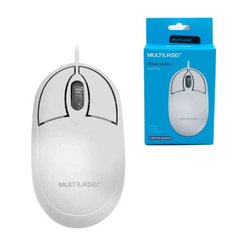 MOUSE OPTICO MULTILASER CLASSIC BOX MO302 BRANCO