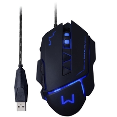 MOUSE GAMER WARRIOR IVOR PRETO MULTILASER MO261 - comprar online