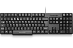 TECLADO SLIM MULTILASER TC213 PRETO USB - comprar online