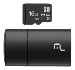 PENDRIVE ADAPT MICRO SD + CART SD 16GB MULTILASER na internet